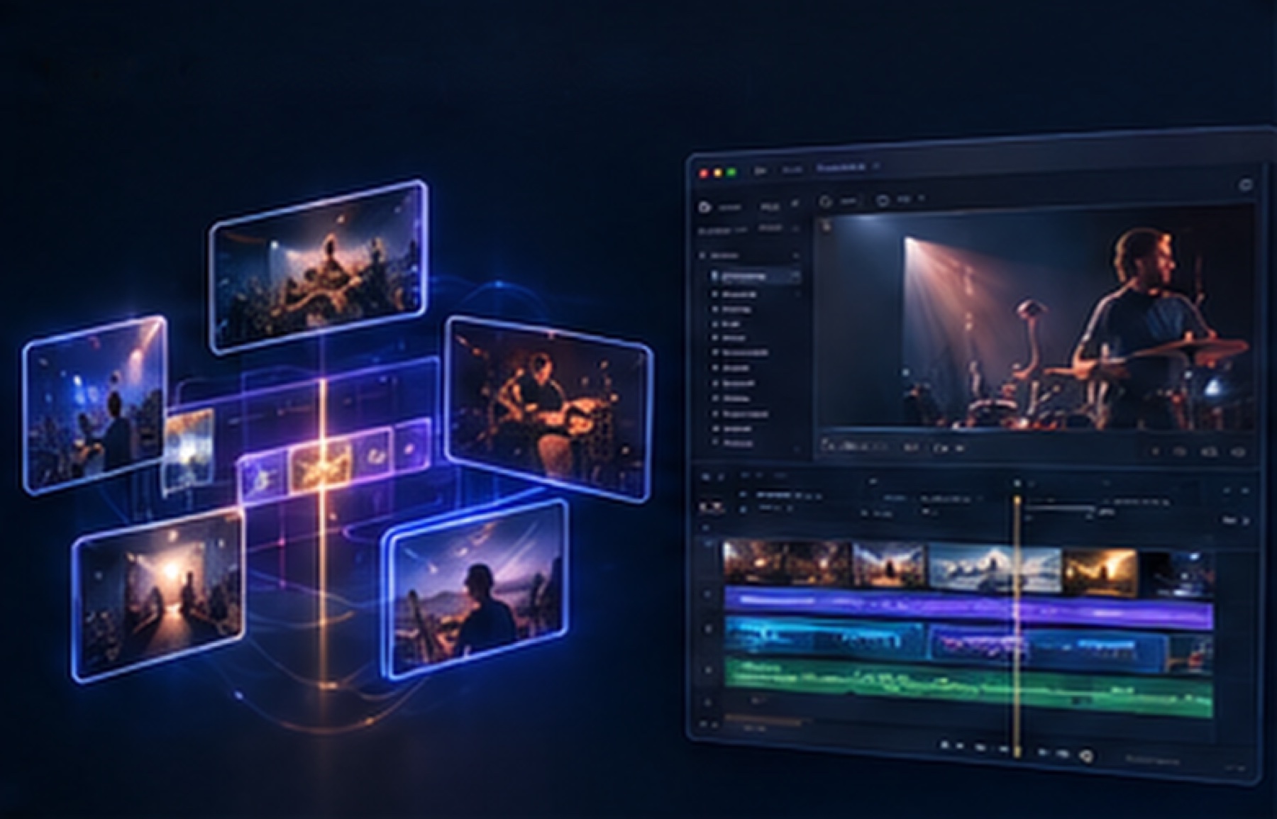 Multicam : tous les angles synchronisés