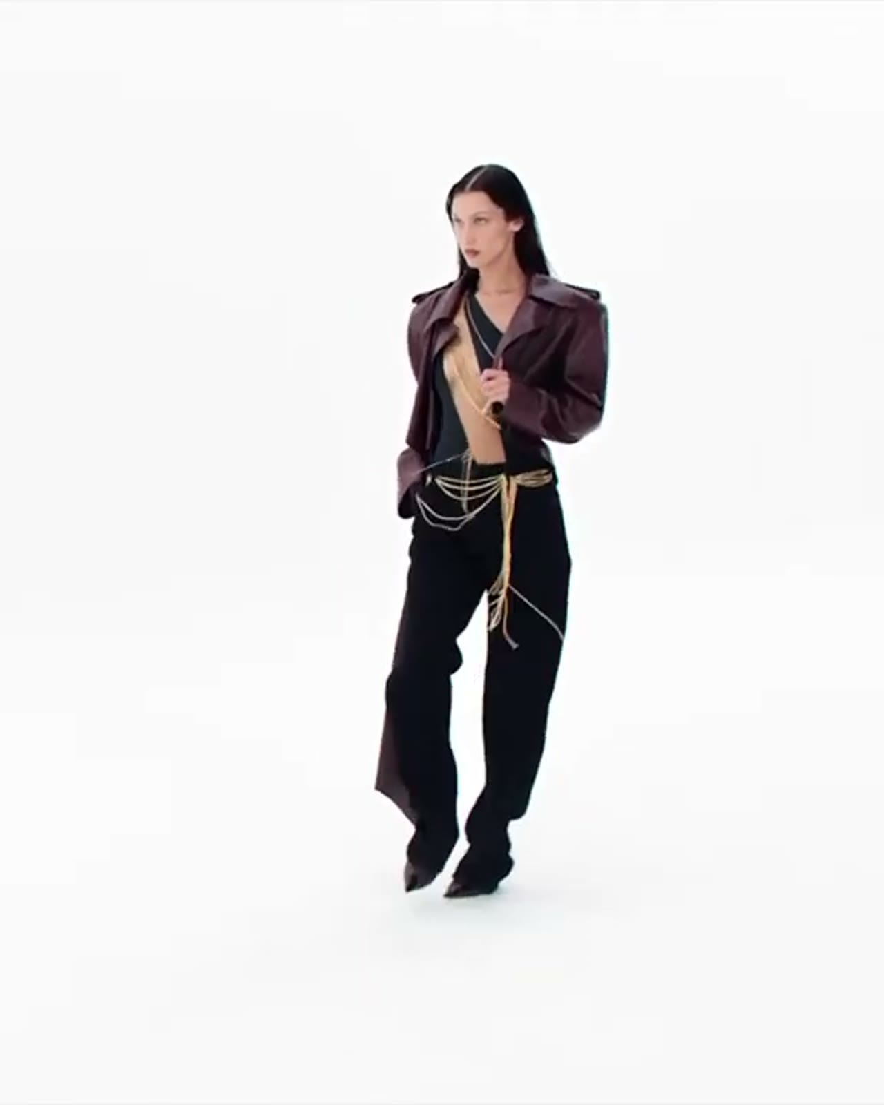 Mugler — Fall-Winter 2021 — Bella Hadid II, still 1